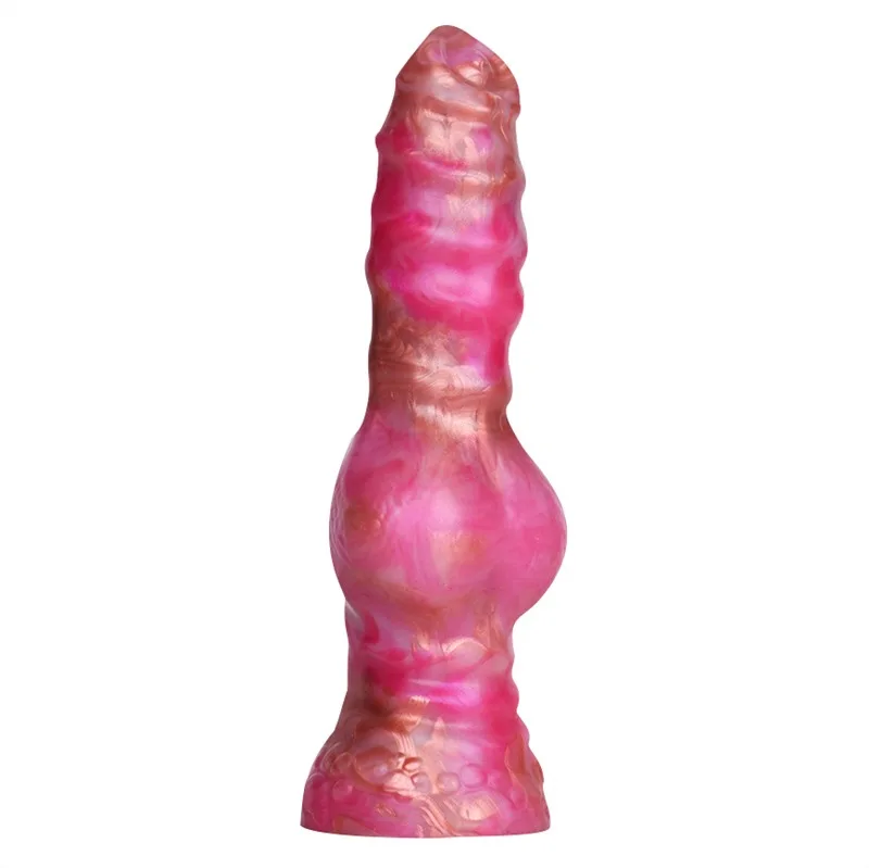 8.5 Inch Big Knot Dog Dildo Fantasy Silicone Animal Penis