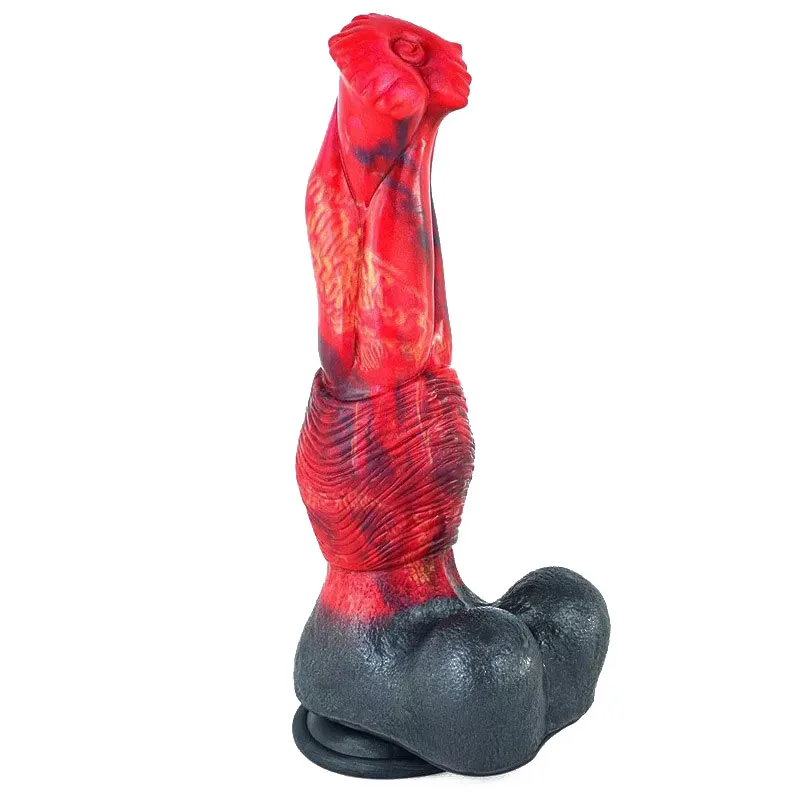 9.5 Inch Fantasy Big Horse Dildo With Balls