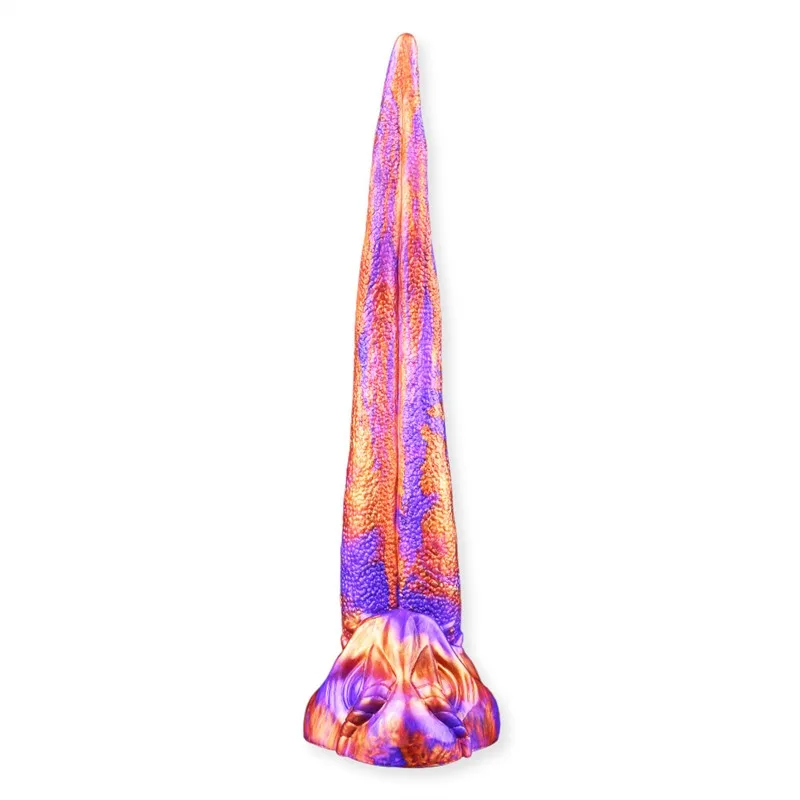 8 / 14 Inch Silicone Fantasy Monster Tongue Dildo