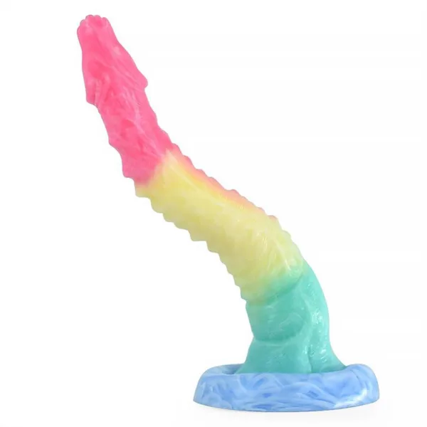 10.5 Inch Long Flexible Octopus Tentacle Dildo Soft Silicone Anal Snake