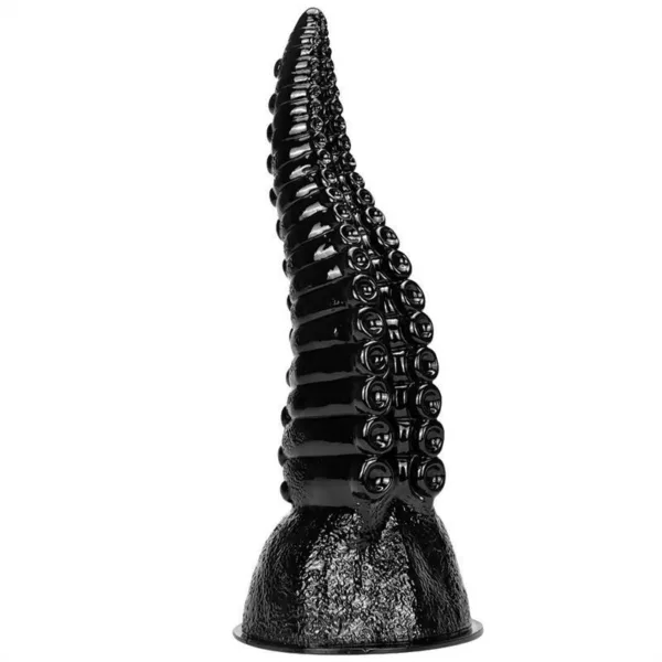 14 Inch Black Monster Tentacle PVC Dildo Anal Plug