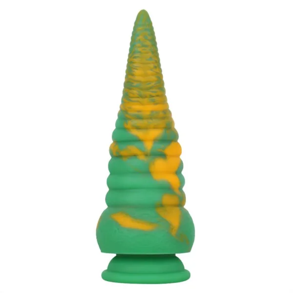 8.5 Inch Green Tentacle Silicone Dildo Adult Toy