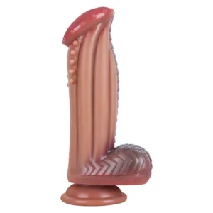 8.3 Inch Bold Dual Denstiy Silicone Alien Dildo