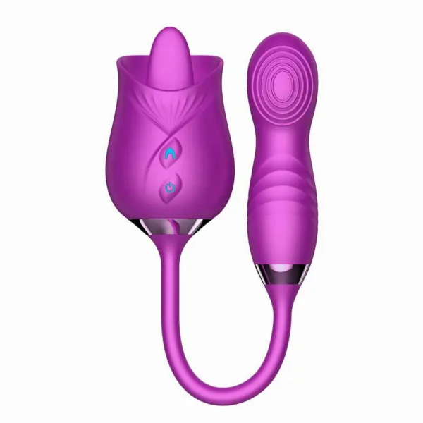 2022 New Rose Clitoral Stimulator G Spot Flapping Vibrator