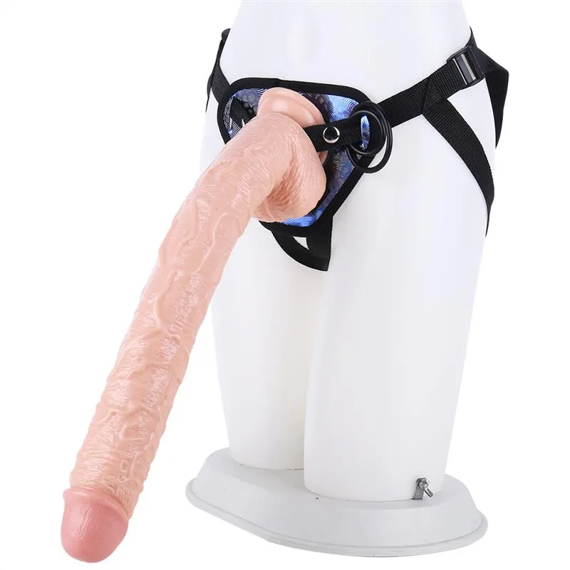 17 Inch Strap On Huge PVC Dildo